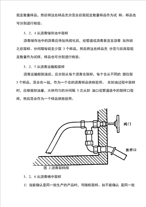 沥青取样法方法