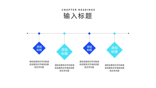 深蓝几何渐变风员工季度述职报告PPT模板
