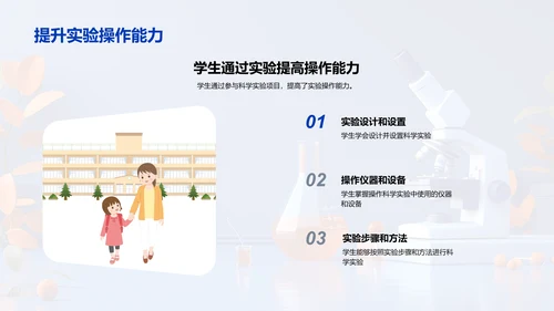 科学实验学习报告PPT模板