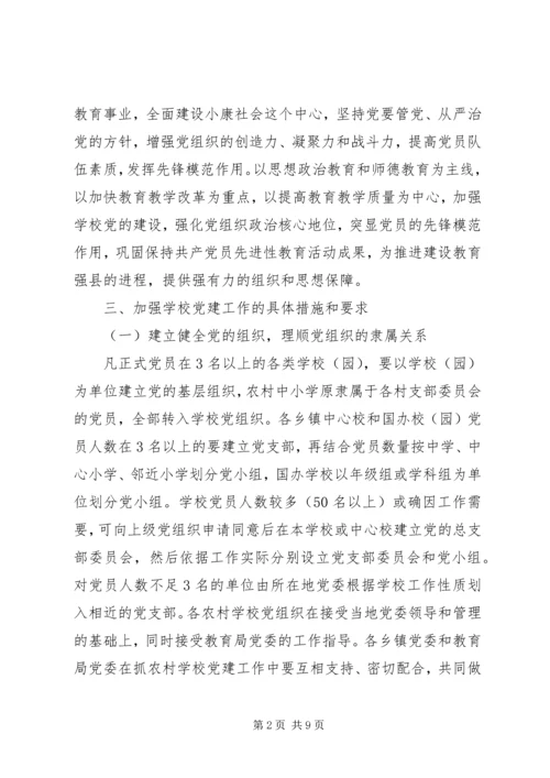 学校党的建设工作意见 (2).docx