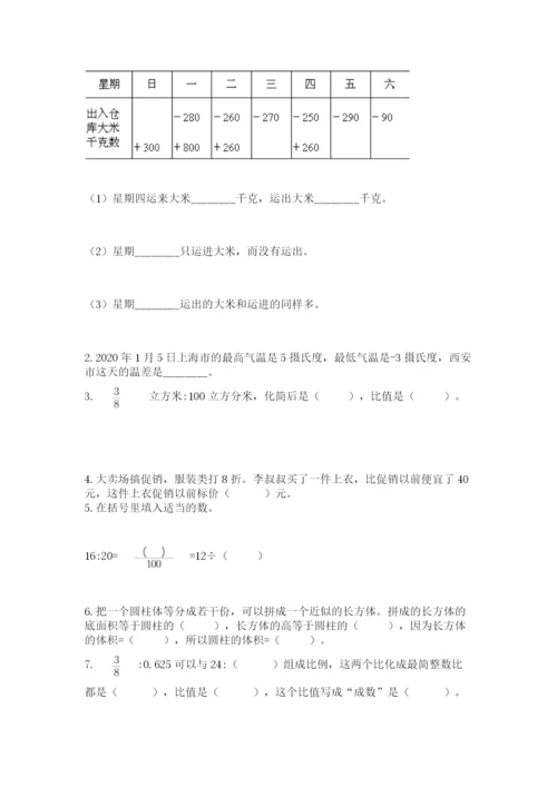 北师大版数学小升初模拟试卷附答案【模拟题】.docx