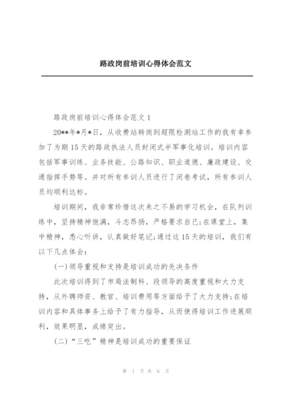 路政岗前培训心得体会范文.docx