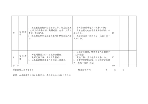 安全生产达标班组考核验收标准.docx