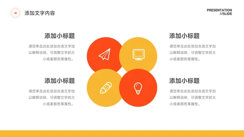 橙色简约高级感风格保险行业汇报PPT模板