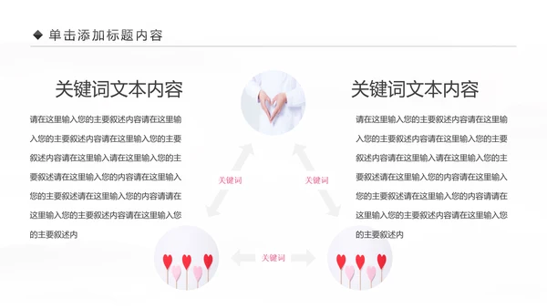 粉色爱心呵护医疗护理医药医院护士述职报告PPT