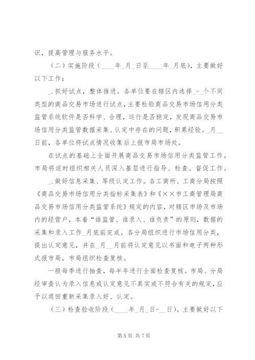 市场信用分类监管工作实施方案.docx