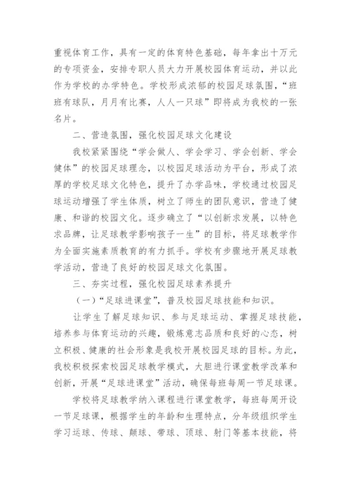 小学足球活动总结.docx
