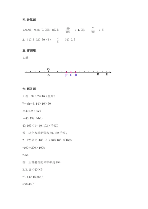 徐州市小升初数学测试卷一套.docx