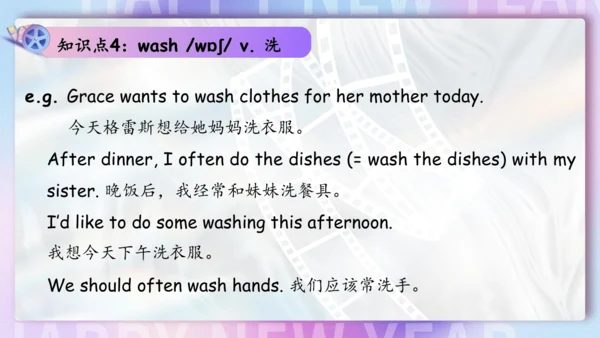 Unit 6 I'm watching TV单元复习课件（词组+句型+知识点+语法+写作指导+易错考