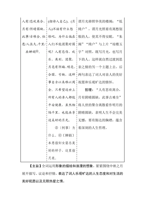 九年级语文上册古诗鉴赏专题复习.docx