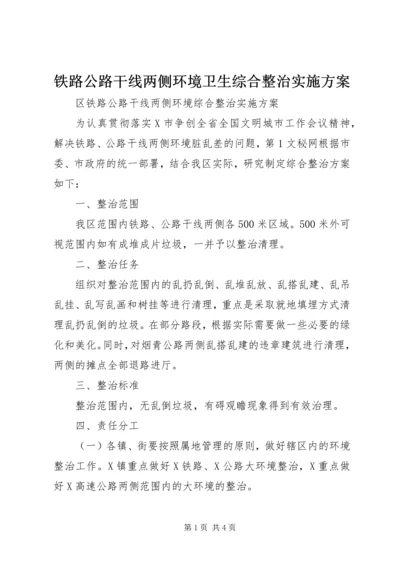 铁路公路干线两侧环境卫生综合整治实施方案 (7).docx