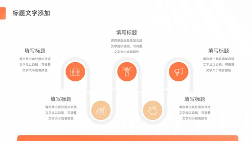 橙色简洁人物志员工转正答辩PPT模板