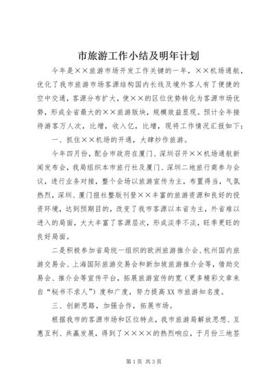 市旅游工作小结及明年计划 (4).docx