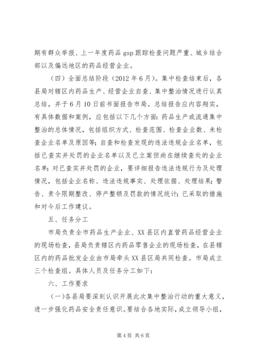 药品生产整治活动方案.docx