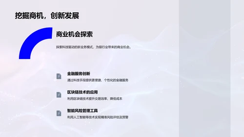 银行年度业务汇报PPT模板