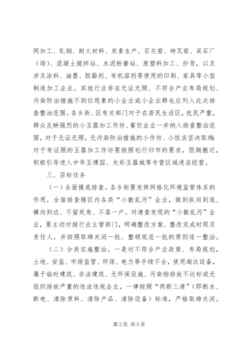 集中整治小散乱污企业方案.docx