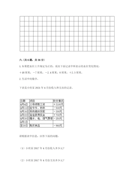 西师大版小升初数学模拟试卷带答案（预热题）.docx