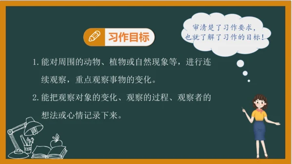 统编版语文四年级上册 第三单元习作：  写观察日记课件