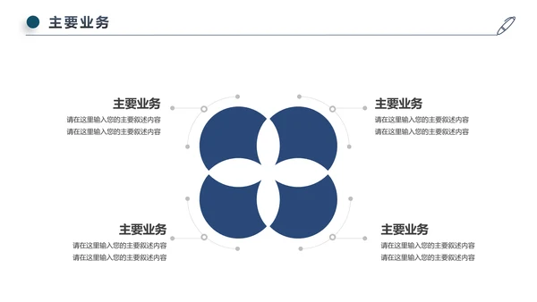 蓝色简约企业宣传企业简介公司简介PPT模板