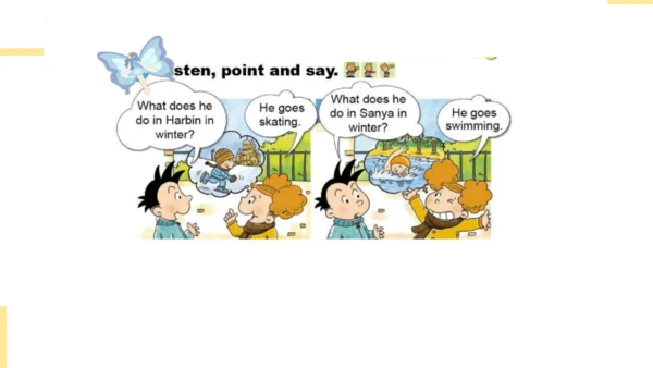 Module 9 Unit 2 What does he do in summer  课件(共27张