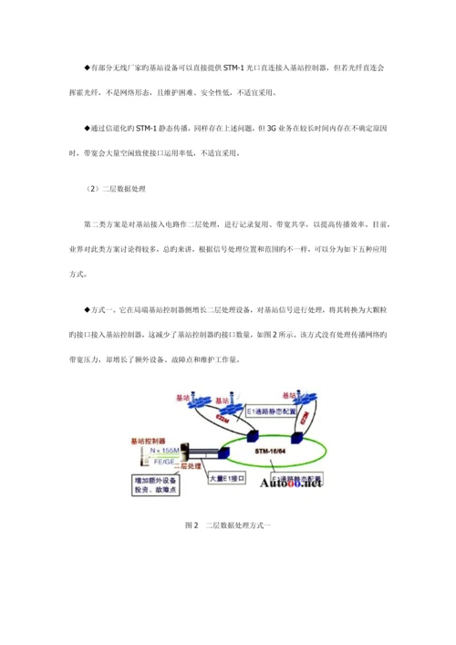 三G移动通信网基站接入解决方案探讨.docx