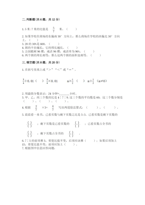 小学六年级数学上册期末卷精品【名师系列】.docx