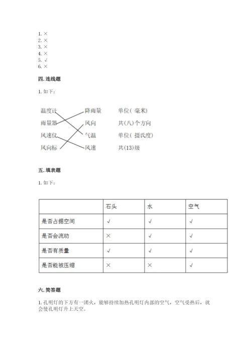 教科版小学三年级上册科学期末测试卷（a卷）.docx
