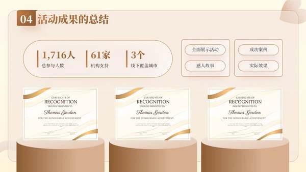棕色插画风父亲节公益活动：关爱父亲，传递爱与温暖PPT模板