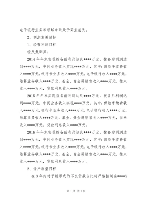 农业银行支行三年发展规划 (6).docx