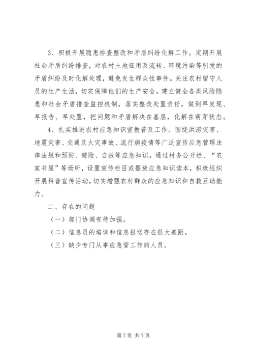 乡镇年度应急管理工作总结_1.docx