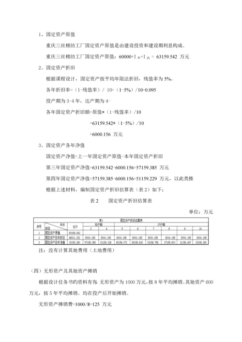 关键工程经济学优质课程设计(2).docx