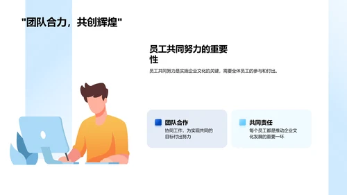 企业文化实施与提升PPT模板