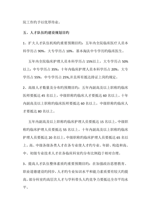 人力资源规划和梯队建设计划.docx