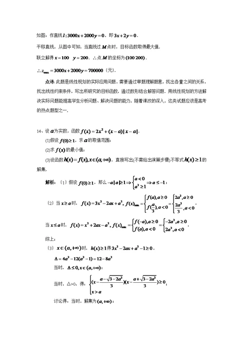 高中数学经典50题附答案