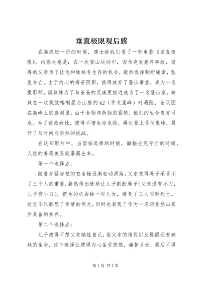 垂直极限观后感 (5).docx