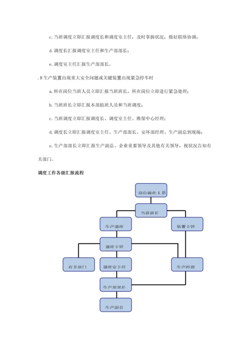 生产调度管理流程和考核细则.docx