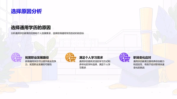 通用学历教育答辩PPT模板