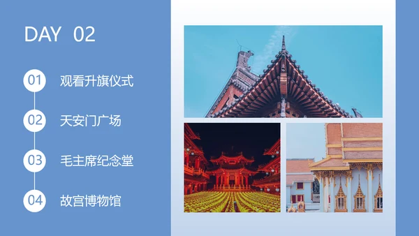 北京城市旅游分享祈年殿PPT模板