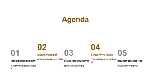 掌控时间的艺术