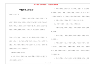 学校财务工作总结.docx