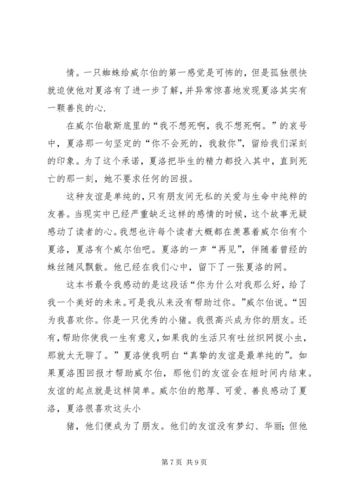 夏洛的网,读后感 (2).docx