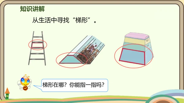 人教版数学四年级上册5.5 梯形的认识课件(共19张PPT)