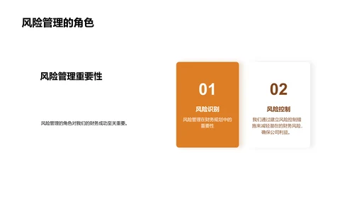 财务年度述职报告PPT模板