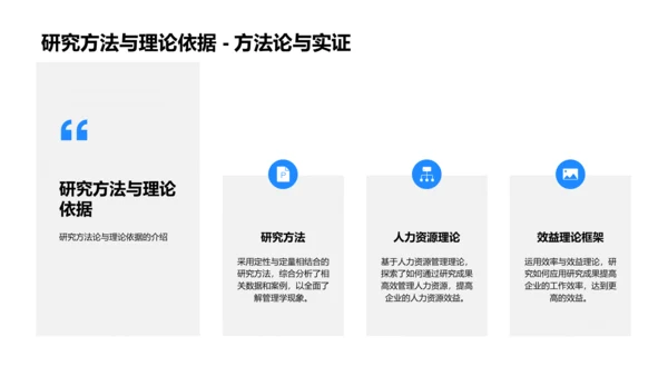 管理学成果答辩PPT模板