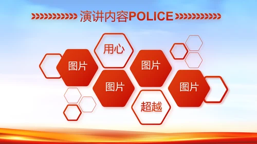 新时代辅警公安警察工作总结动态PPT