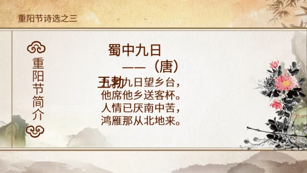 重阳节敬老爱老关爱老人通用PPT模板