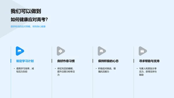高考健康生活讲座