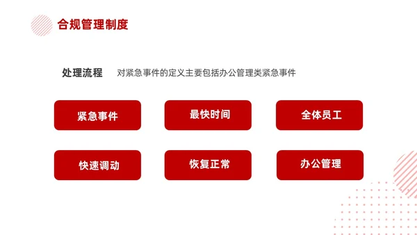 红色简约商务培训企业合规PPT企业培训