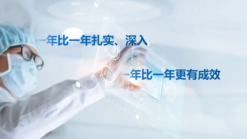 医院部门主任医师年终总结PPT模板