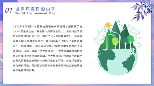 世界环境日通用PPT课件
